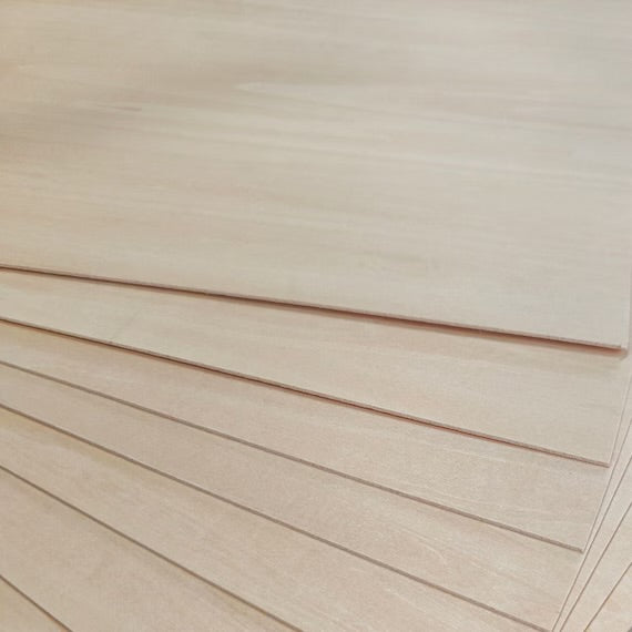 3mm Basswood Plywood Sheet 510 x 300mm | Laser Cutting