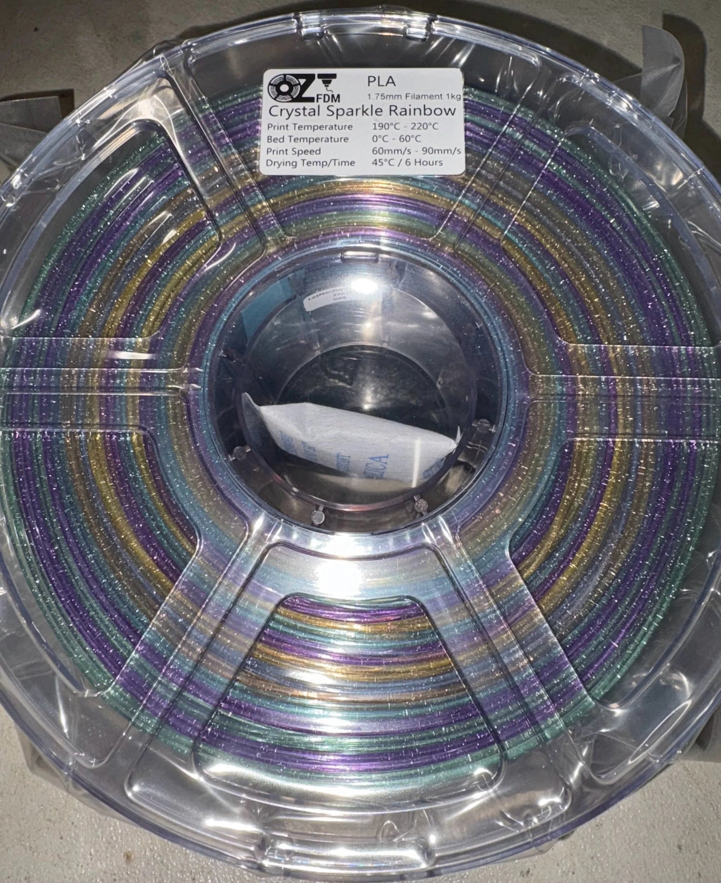 Crystal Sparkle Rainbow PLA