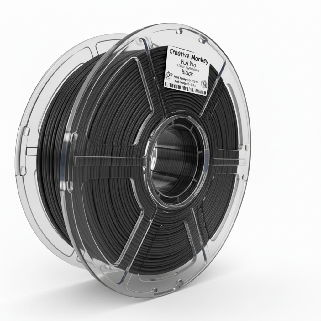 Black PLA with glossy finish