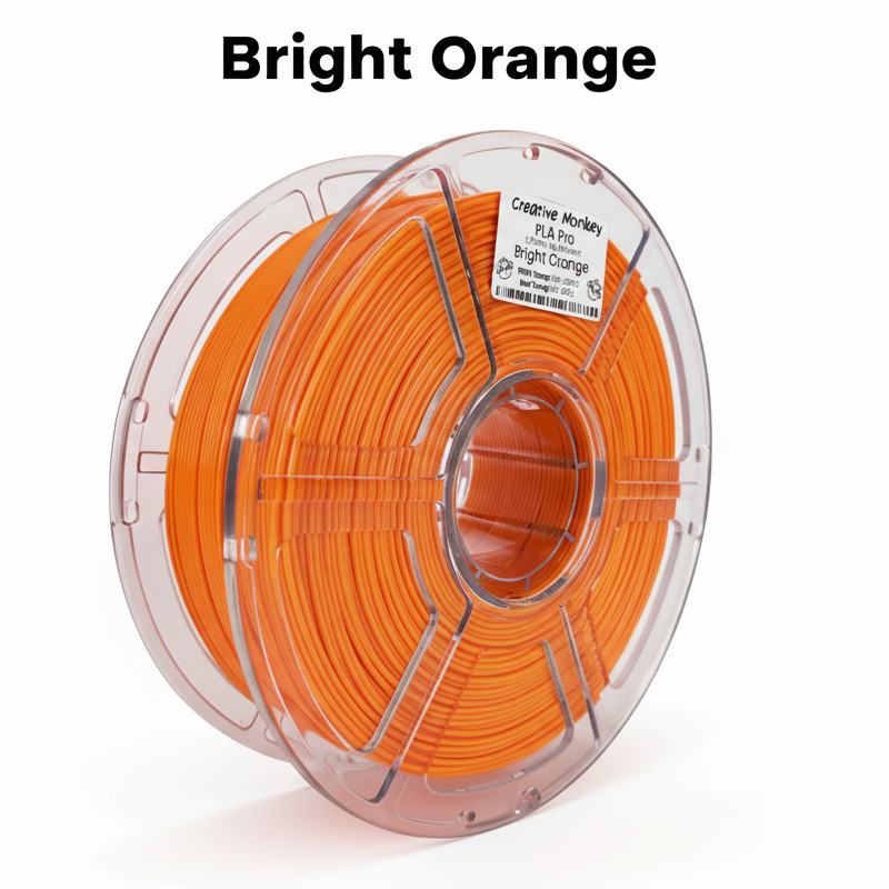 Bright Orange PLA Spool
