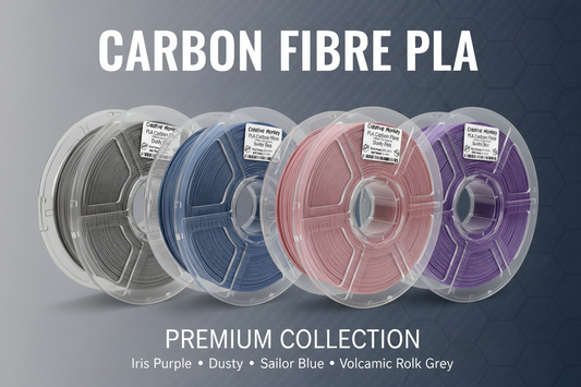 Carbon Fibre PLA Collection Banner