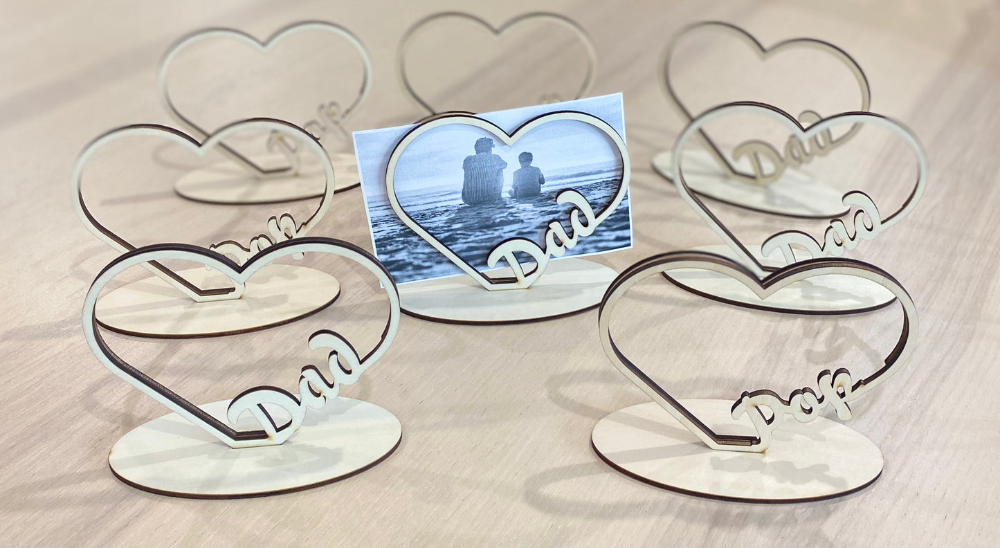 dad and pop heart photo frame2
