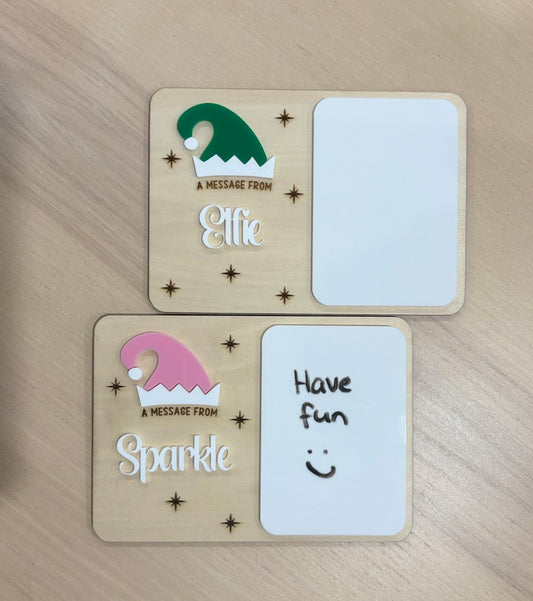 Message From Elf Sign