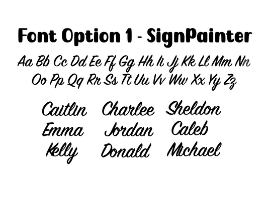 Personalised Name Place Cards