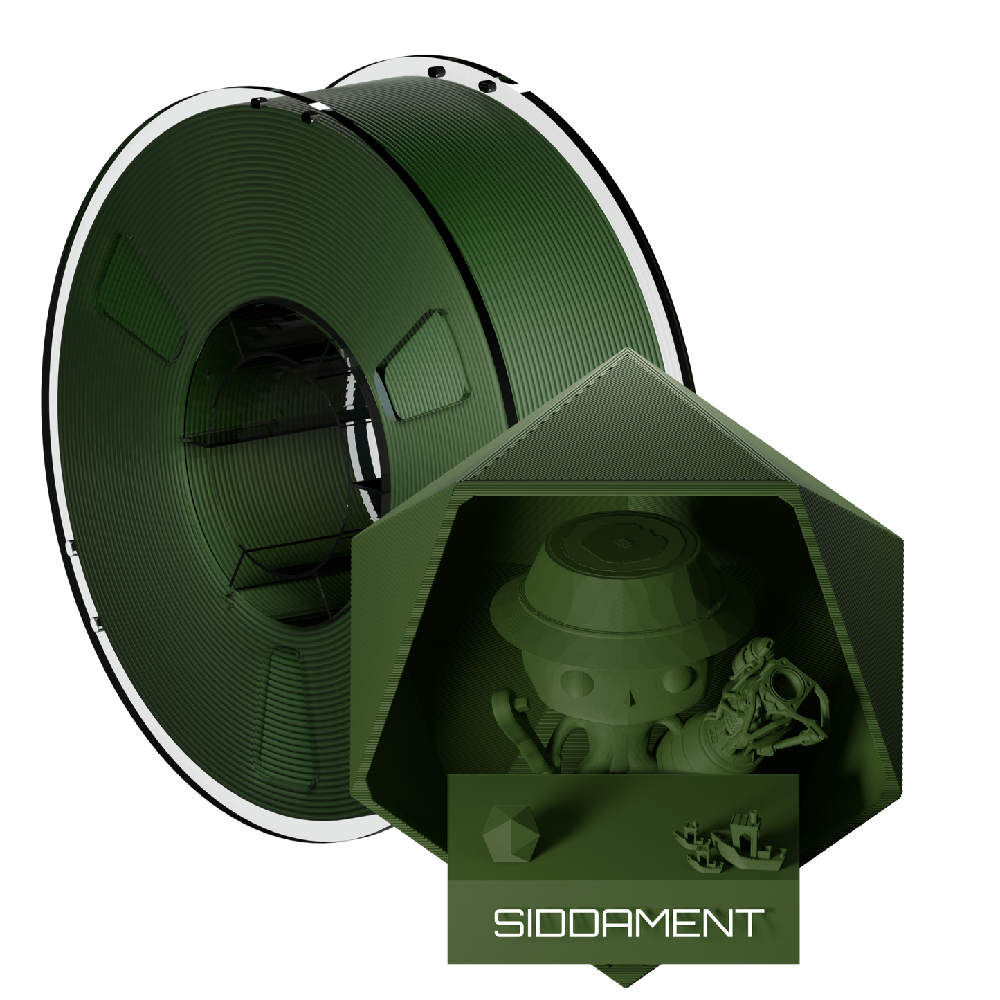 Matte PLA - Army Dark Green