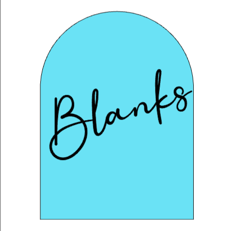 Arch Shape Acrylic Blanks