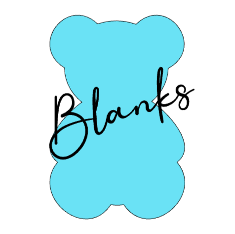 Bear Shape Acrylic Blanks