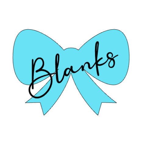 Bow Shape Acrylic Blanks