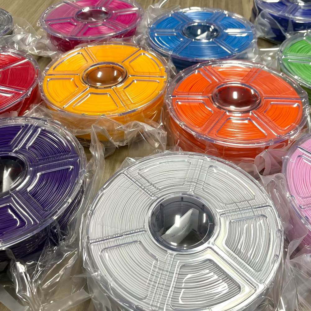 PLA filament range of colours
