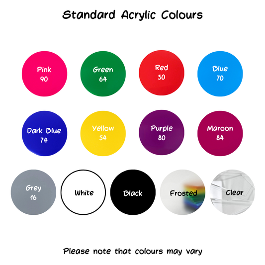 Standard Acrylic Colour Chart1