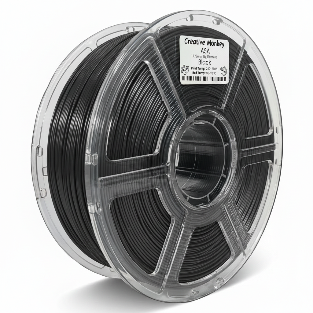 ASA Black Spool - White Background