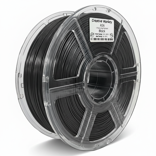 ASA Black Spool - White Background