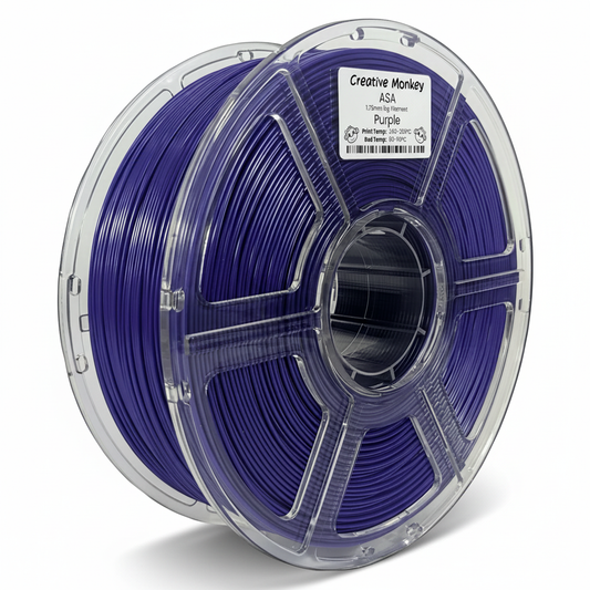 ASA Purple - CMASAPurple Label, White Background, Natural Shadow