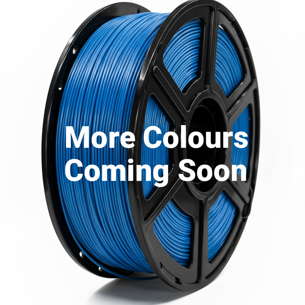 ASA Solid Colours - Blue Filament with Coming Soon Text
