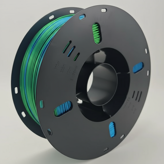 Blue-Green Dual Colour Silk PLA - Blue Holes