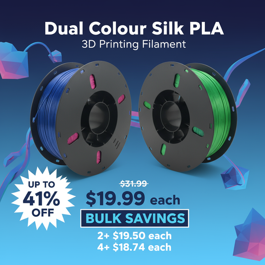 Dual Colour Silk PLA Promotional Banner - Bulk Savings