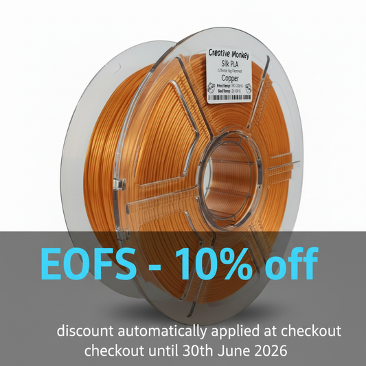 EOFS - 10% off - Silk PLA Copper