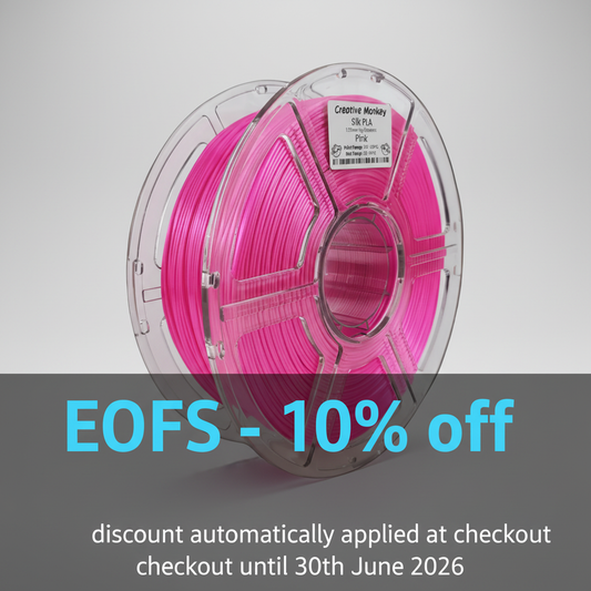 EOFS - 10% off - Silk PLA Pink