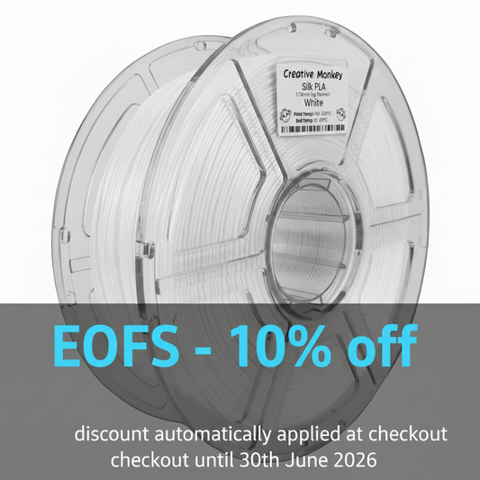 EOFS - 10% off - Silk PLA White