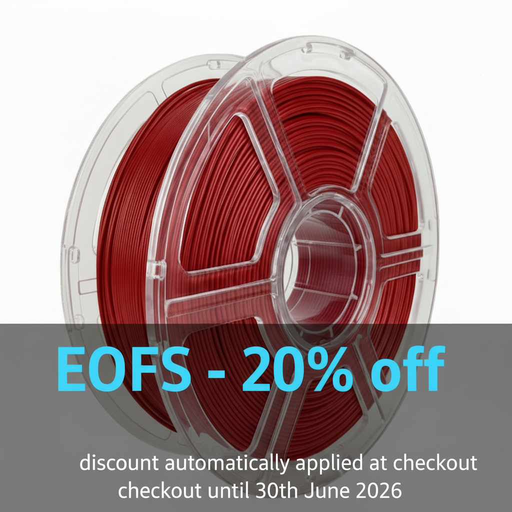 EOFS - 20% off - Silk PLA Candy Apple Red