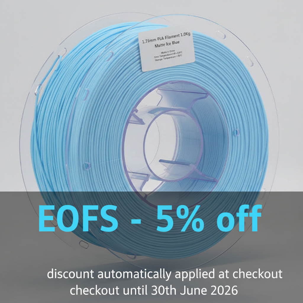 EOFS - 5% off - Matte PLA Ice Blue