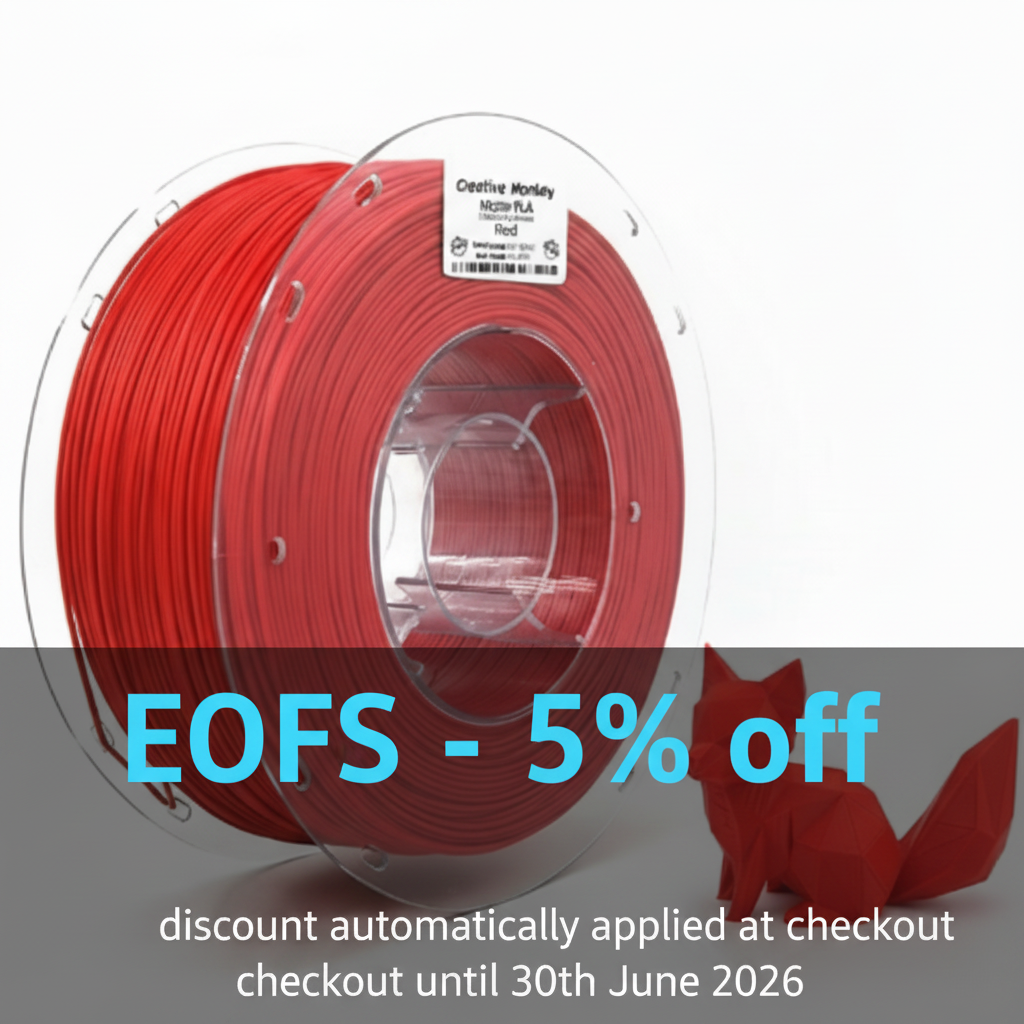 EOFS - 5% off - Matte PLA Red