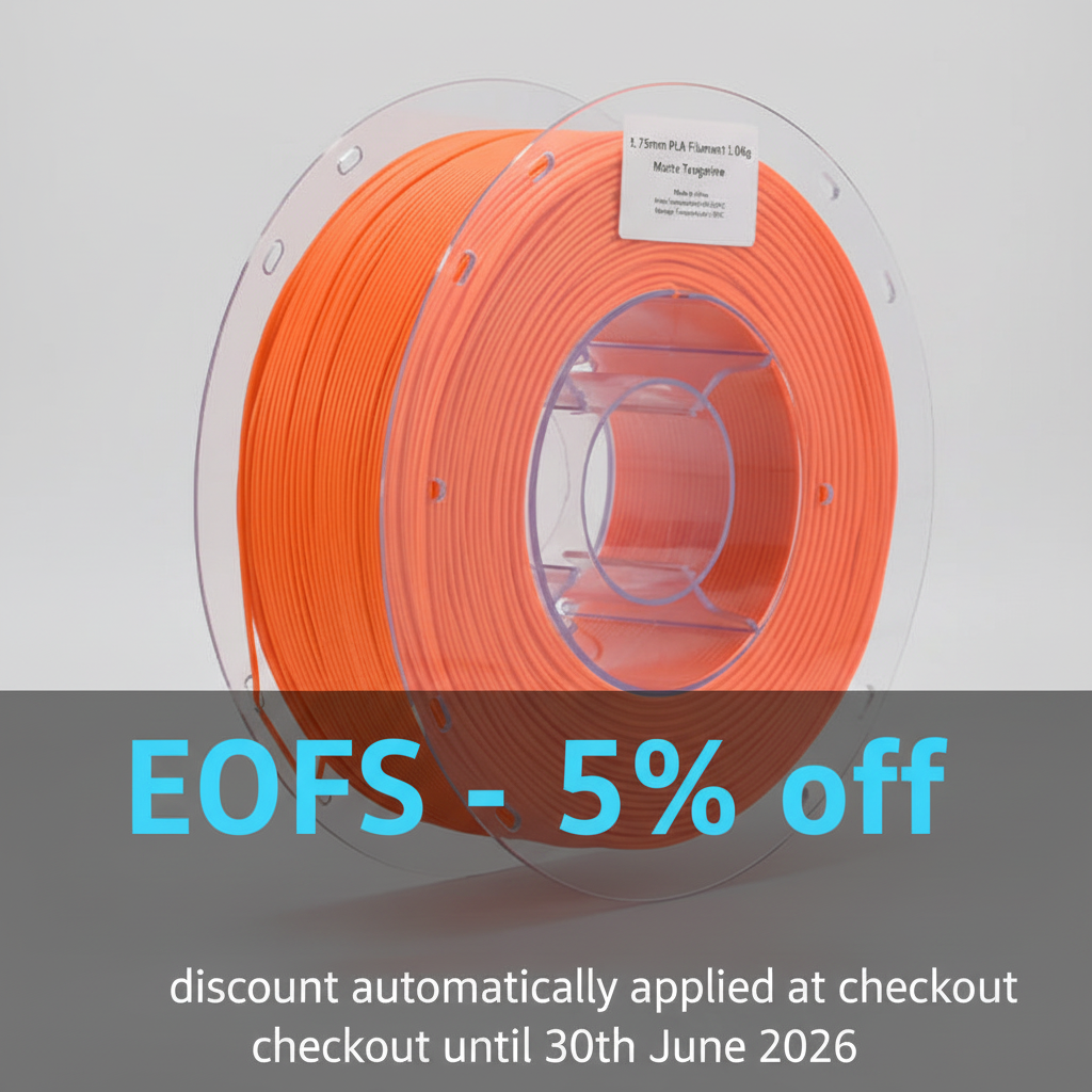 EOFS - 5% off - Matte PLA Tangerine