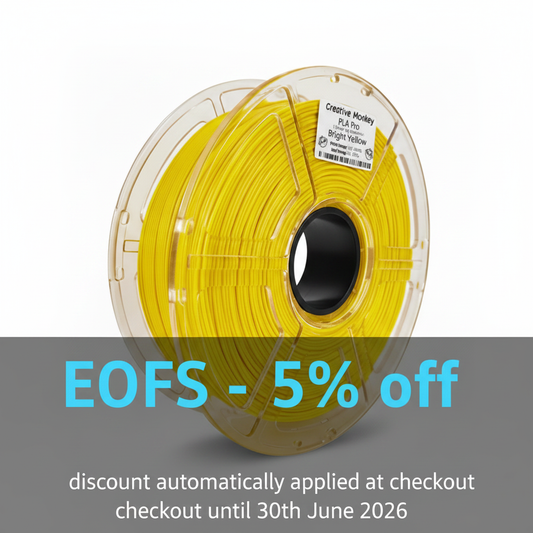 EOFS - 5% off - PLA Pro Bright Yellow