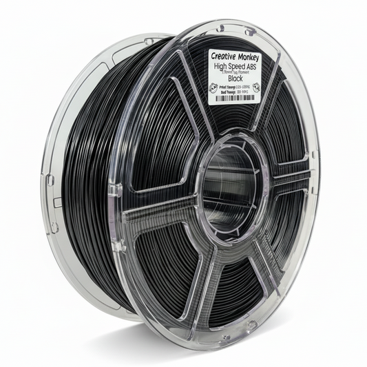 High Speed ABS Black with Updated Label - White Background