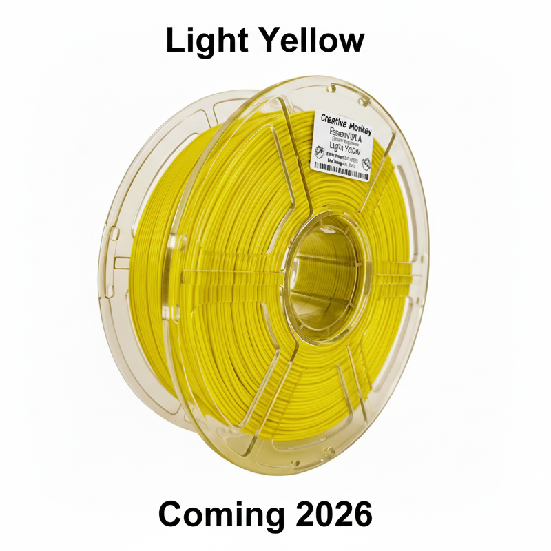 Light Yellow PLA Coming 2026