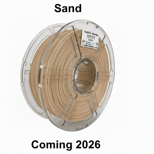 Matte Sand PLA with CMPLAMSand label