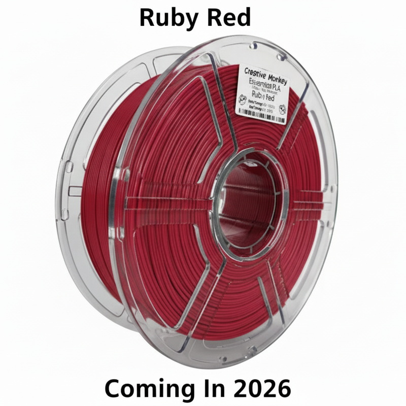 Ruby Red PLA Filament - Coming In 2026