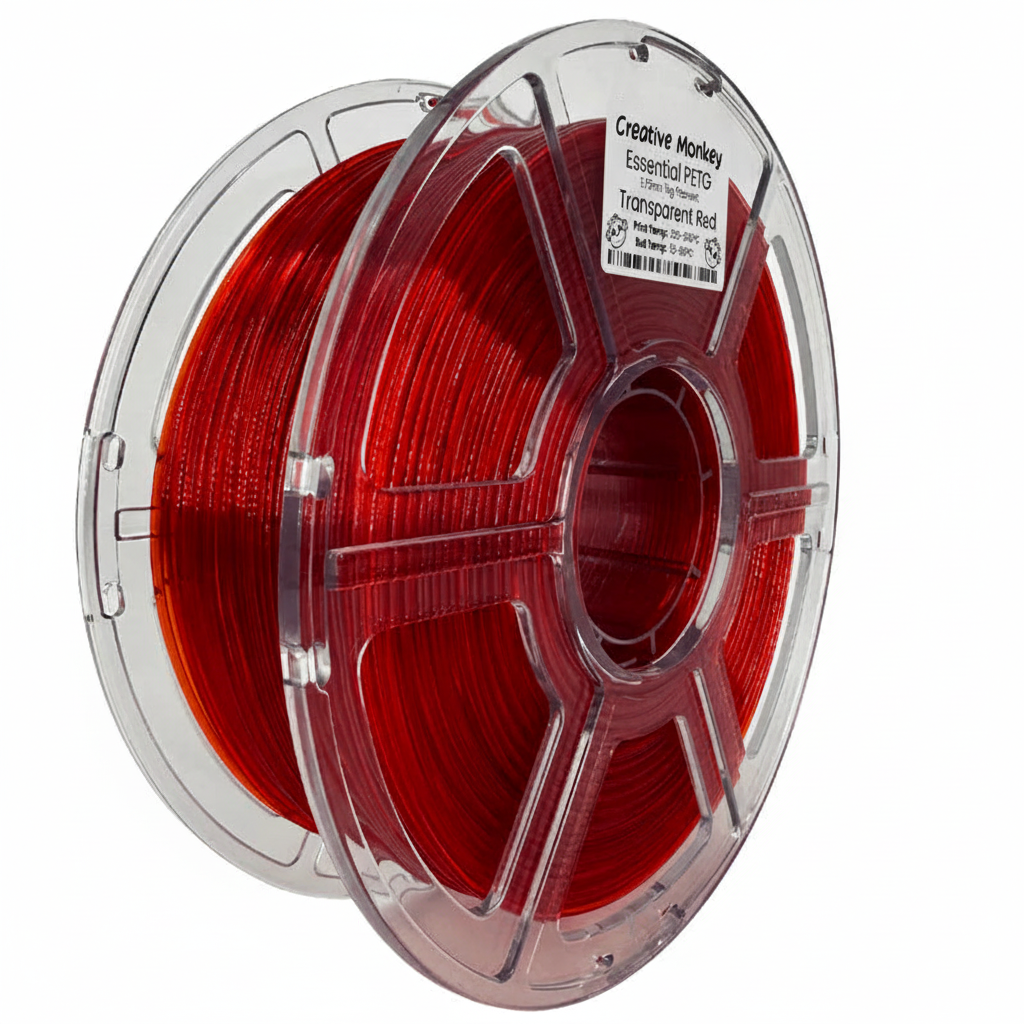 Transparent Red with CMPETGEtRed label