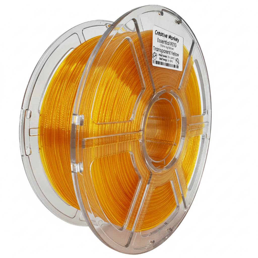 Transparent Yellow with CMPETGEtYellow label